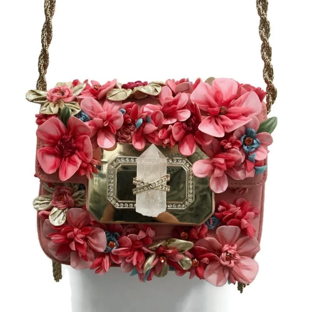 Marchesa Pink Small Phoebe Floral Bag 🌺HP🌺